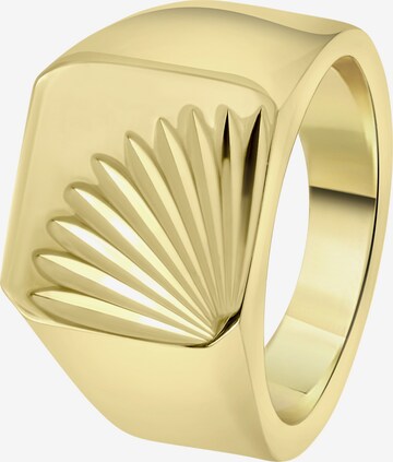 Lucardi Ring in Goud: voorkant