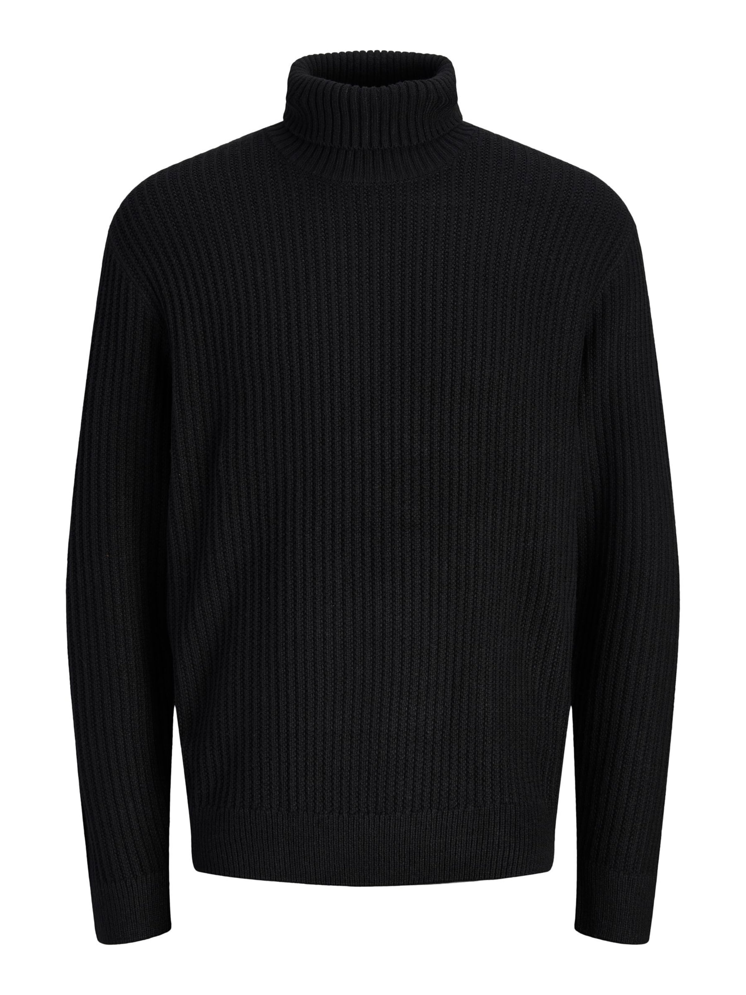 JACK & JONES Pullover 'JJSAGE' in Schwarz: Vorderseite