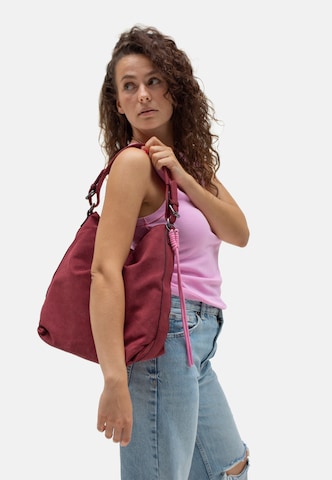 Fritzi aus Preußen Shoulder bag 'Jacky Black' in Red: front