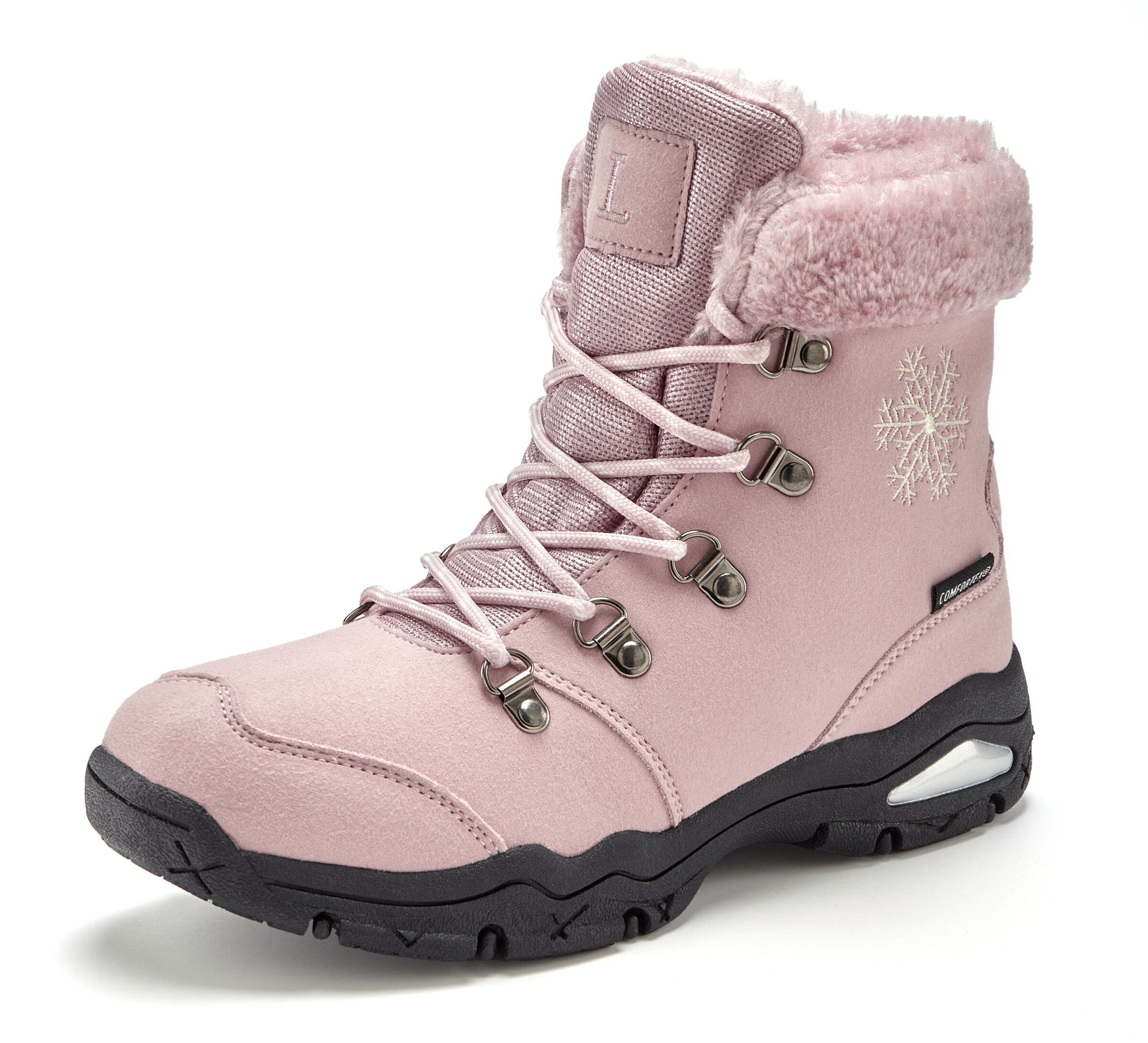 LASCANA Snow Boots in Pink: front