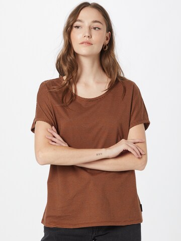 recolution Shirt 'ALOCASIA #MIND' in Orange: front