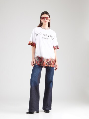 Just Cavalli T-shirt i vit