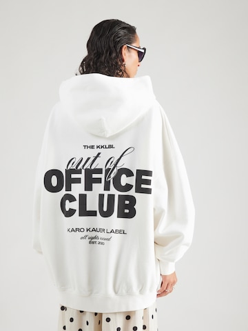Karo Kauer Majica 'Office Club' | bela barva: sprednja stran