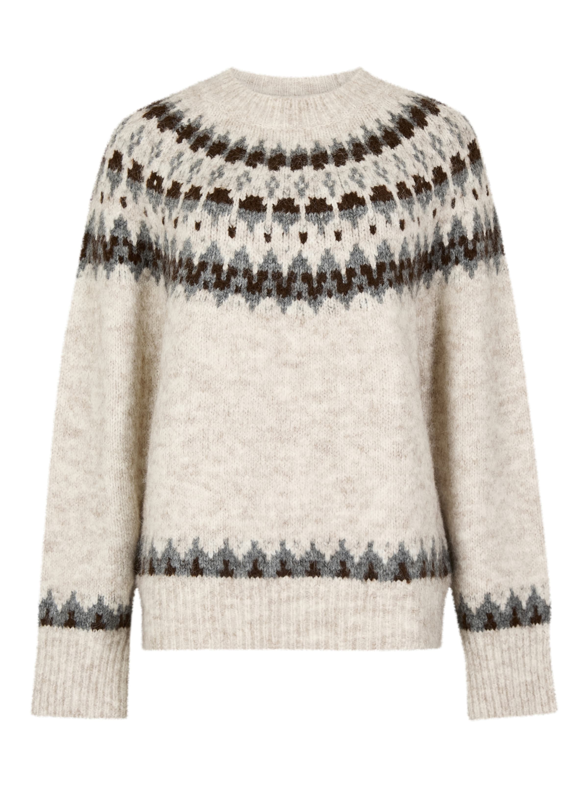 Apricot Pull-over en sable / noir, Vue avec produit