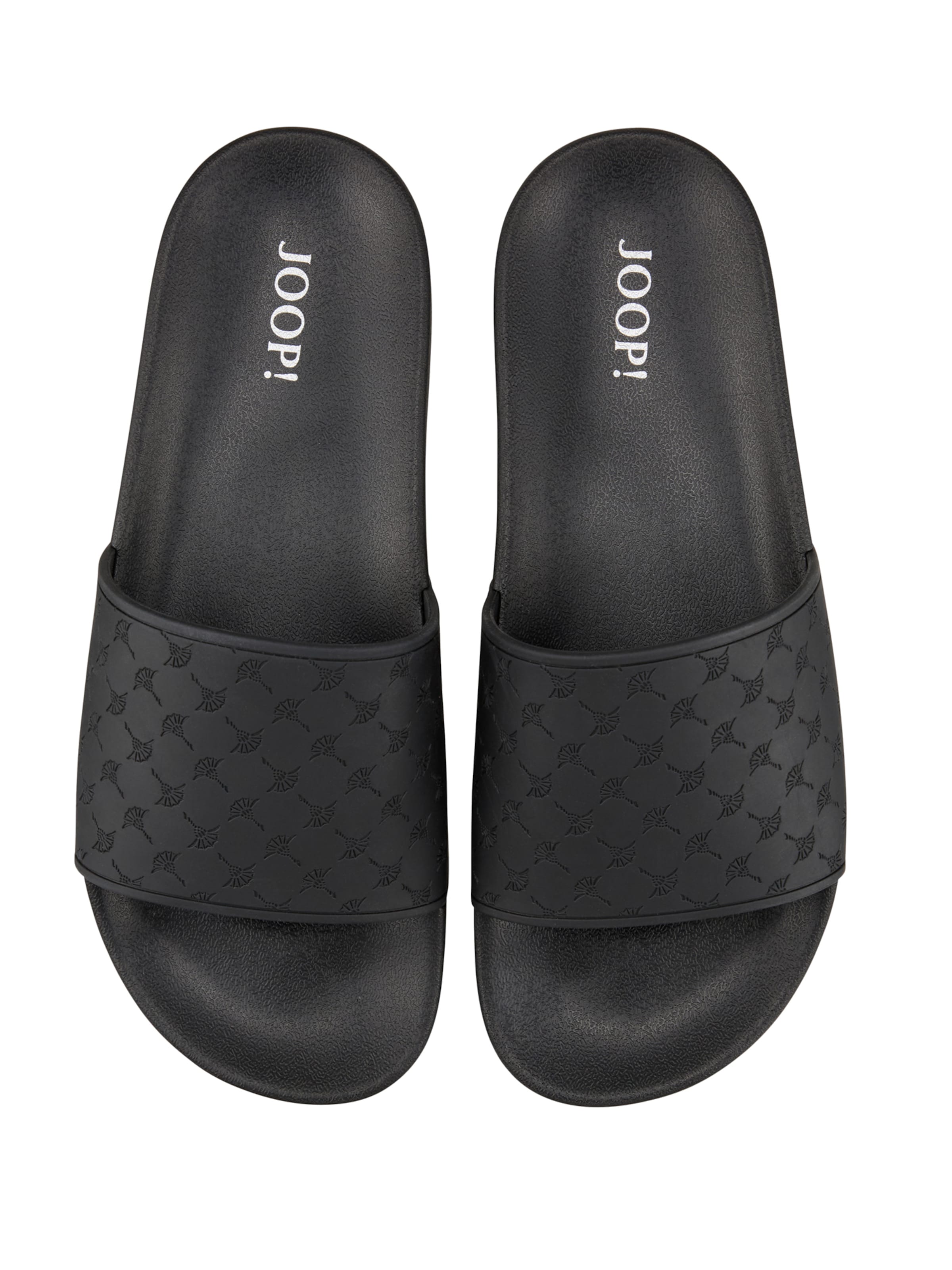 JOOP! Muiltjes 'Marinos' in Zwart