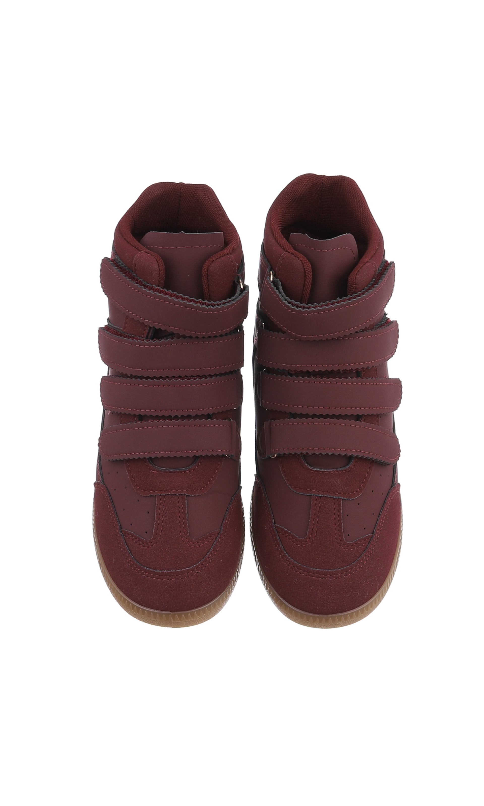Ital-Design High-Top Sneakers in Red