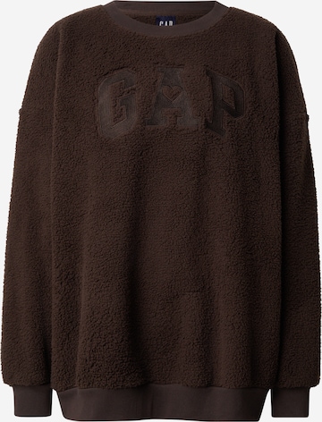 GAP Širok pulover | rjava barva: sprednja stran