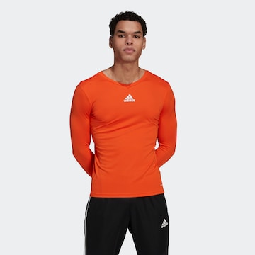 T-Shirt fonctionnel ADIDAS SPORTSWEAR en orange : devant