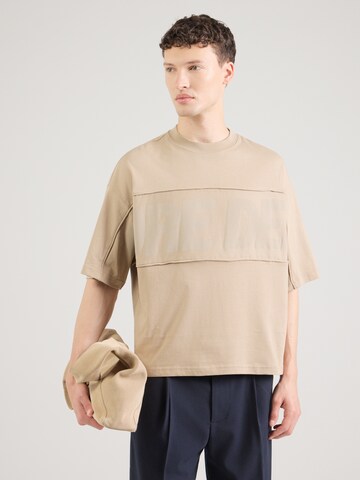 JACK & JONES - Camisa 'JCOBIARRITZ' em castanho: frente