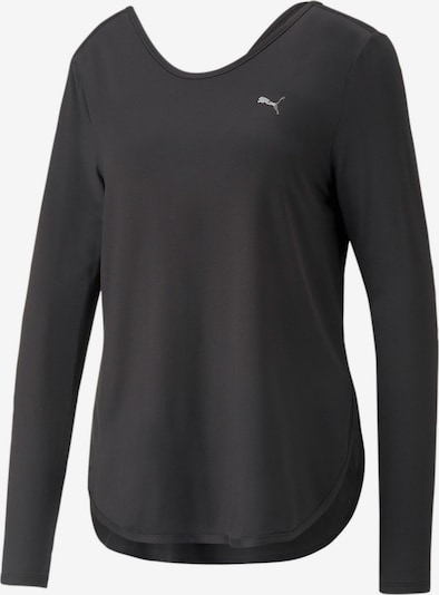 PUMA Camisa funcionais 'YOGINI LITE' em cinzento / preto, Vista do produto