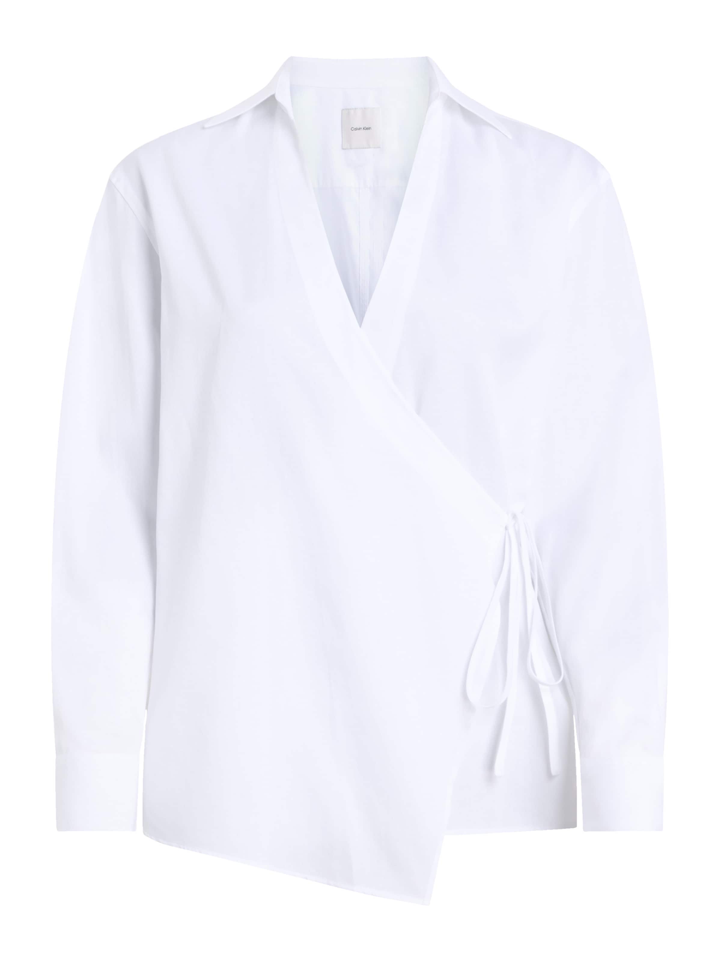 Calvin Klein Μπλούζα σε λευκό: μπροστά