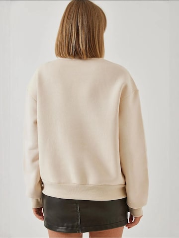 Bianco Lucci Sweatshirt in Beige