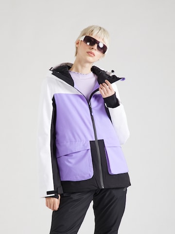 4F Athletic Jacket in Purple: front