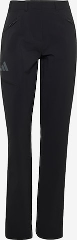 Coupe slim Pantalon outdoor 'Xperior Pro' ADIDAS TERREX en noir : devant