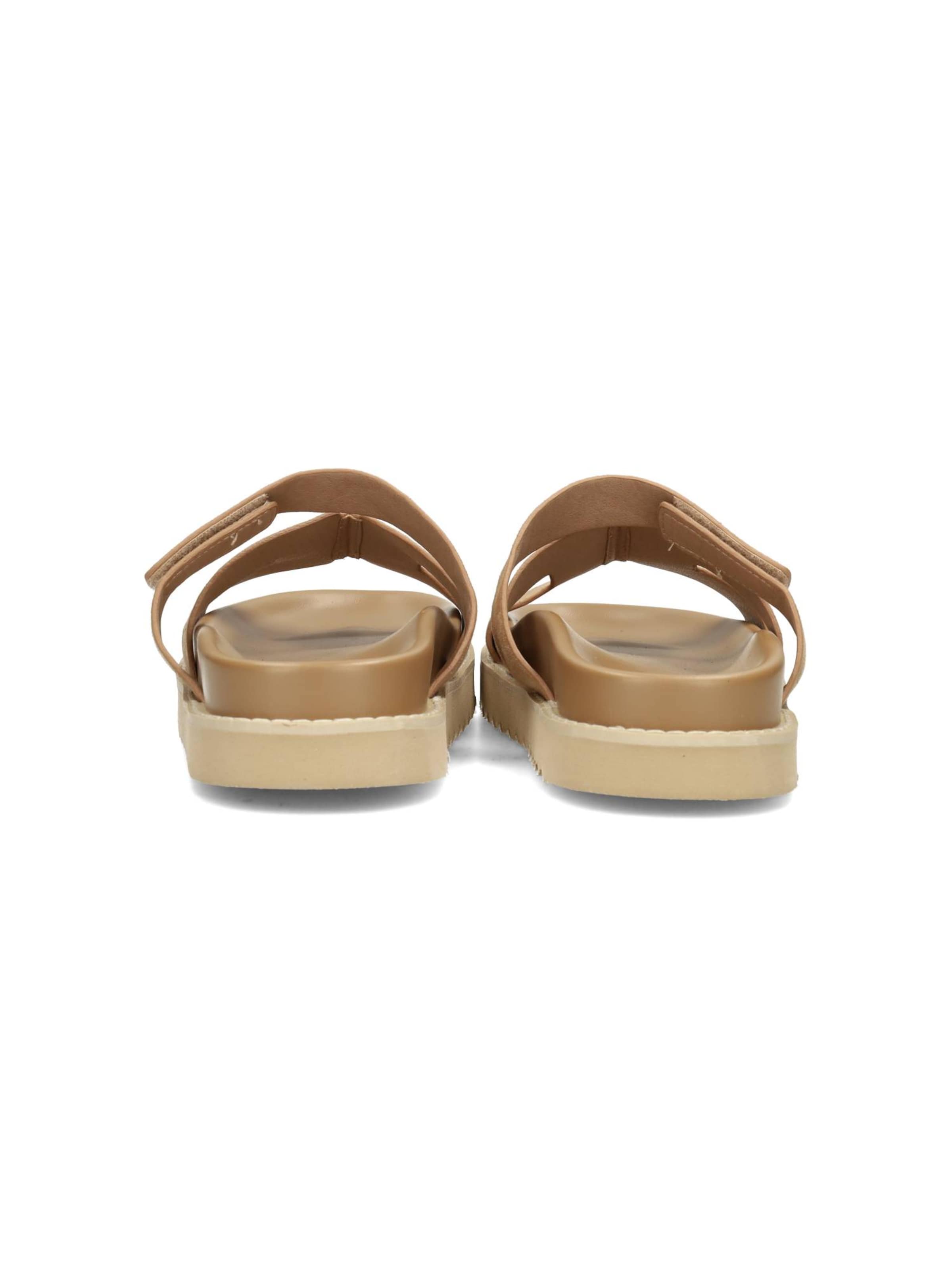 POSH by Poelman Sandalen met riem 'SCOTTIE' in Beige