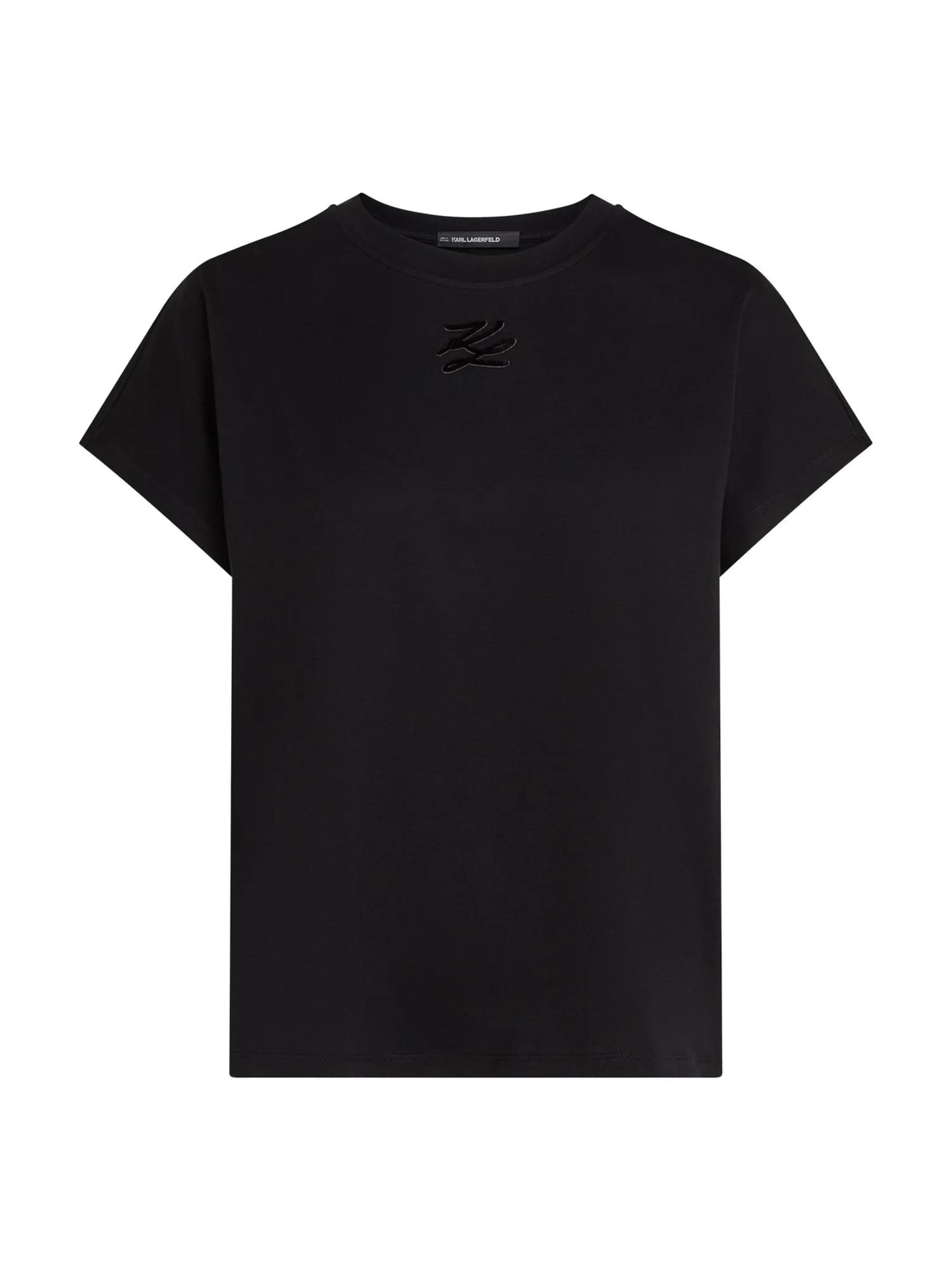 Karl Lagerfeld Póló - fekete: elől