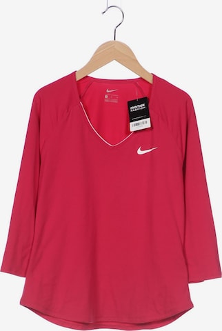 NIKE Langarmshirt M in Pink: predná strana