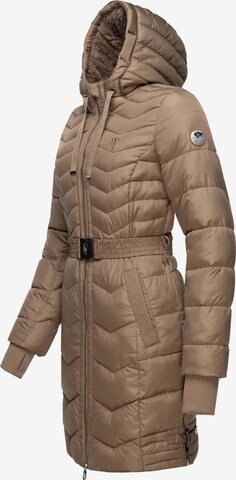 NAVAHOO Zimný kabát 'Alpenveilchen' - Hnedá