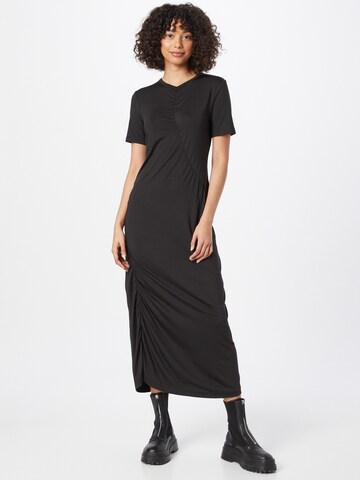 WEEKDAY Dress 'Crease' in Black: front