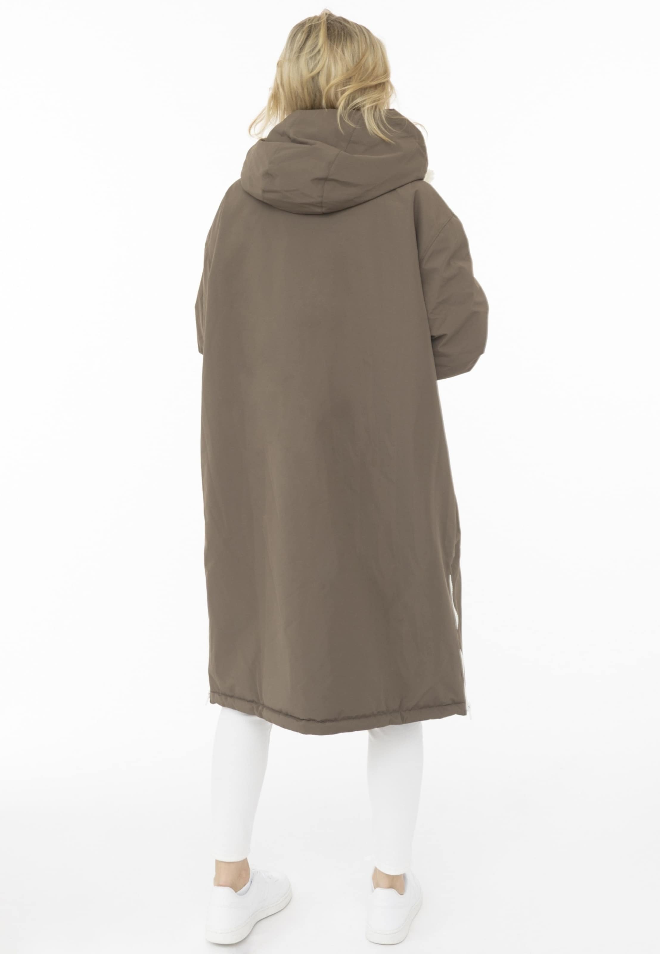 Zwillingsherz Tussenmantel in Beige