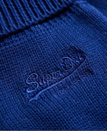 Superdry Vingerhandschoenen 'Vintage' in Blauw