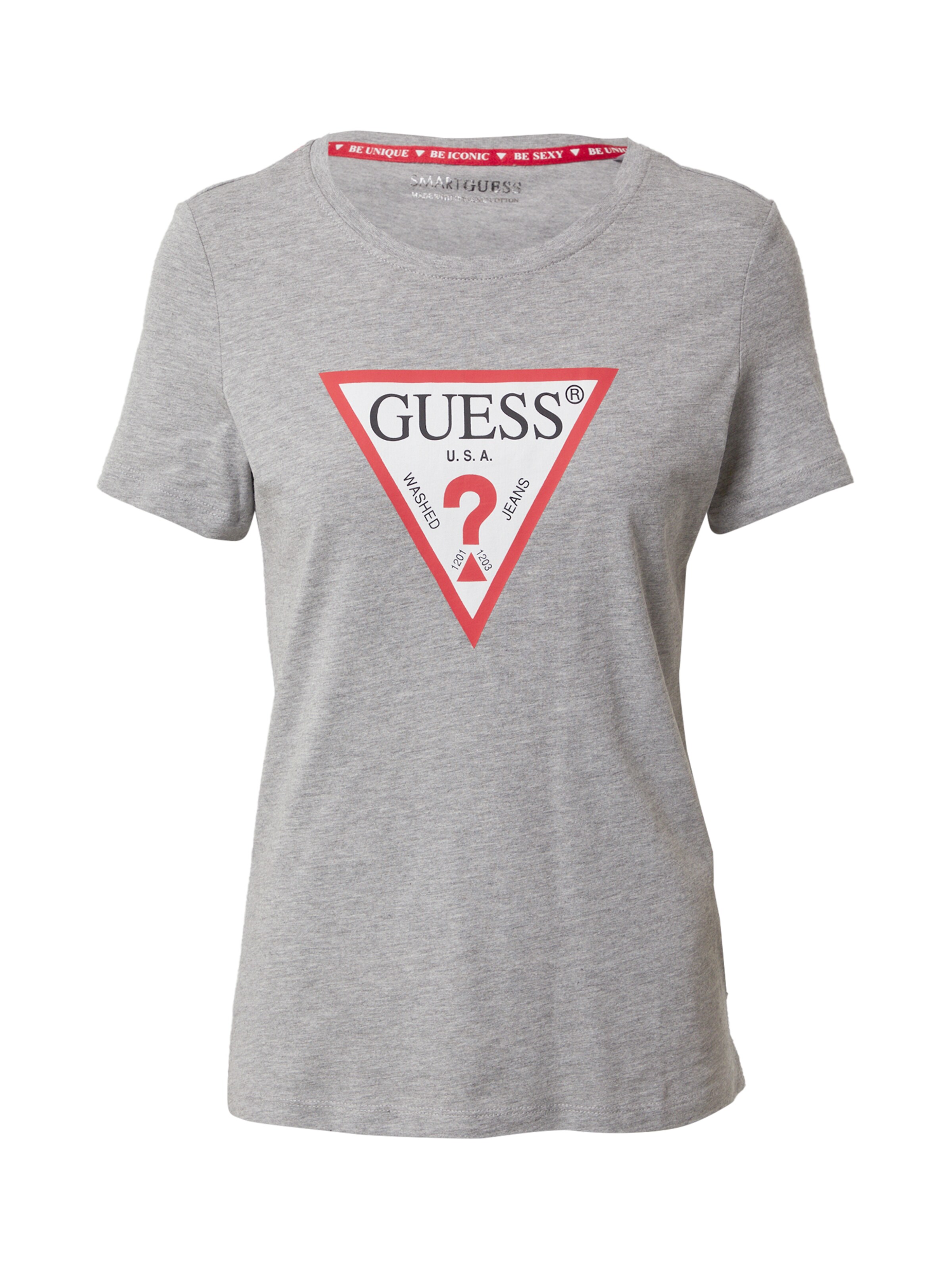 guess gray shirt