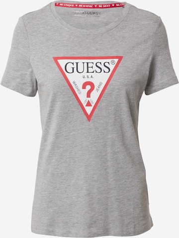 GUESS - Camiseta en gris: frente