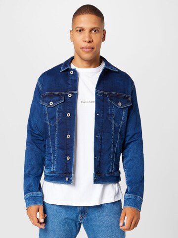 Pepe Jeans Between-Season Jacket 'Pinner' in Blue: front