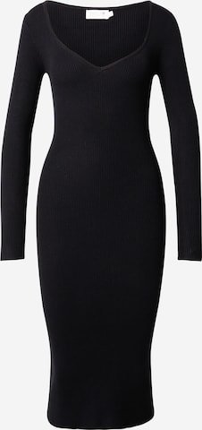 Molly BRACKEN Knitted dress in Black: front