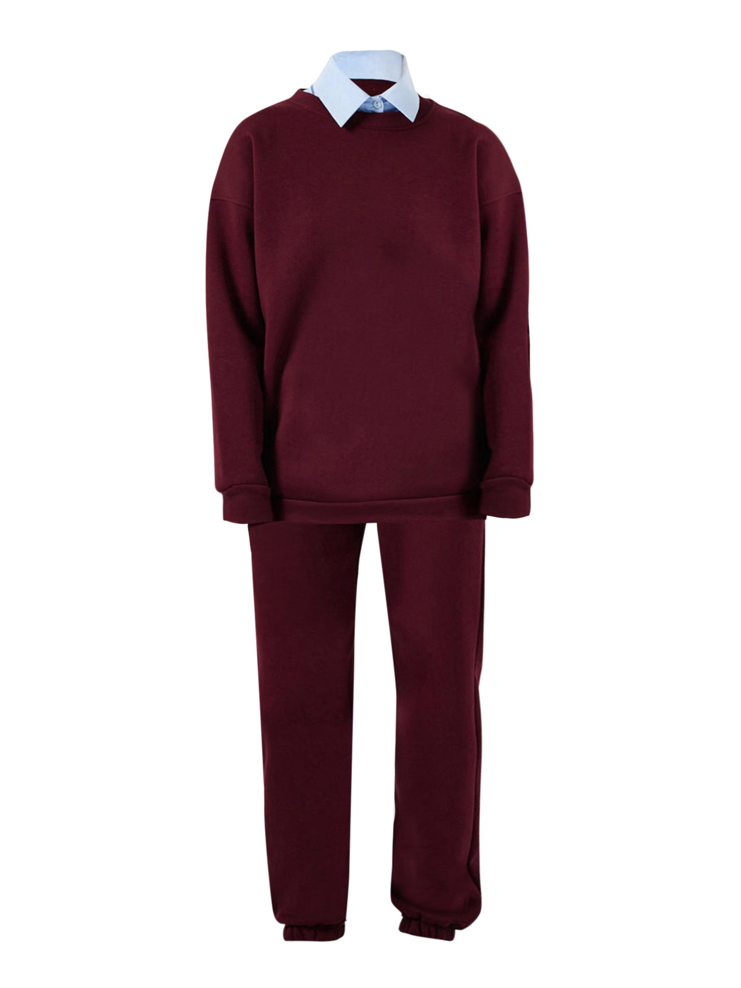 Touche Prive Jogginganzug in Rot: Vorderseite