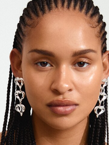 Pilgrim Earrings ' Tide ' in Silver: front