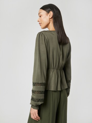 Guido Maria Kretschmer Women - Blusa 'Floriane' en verde