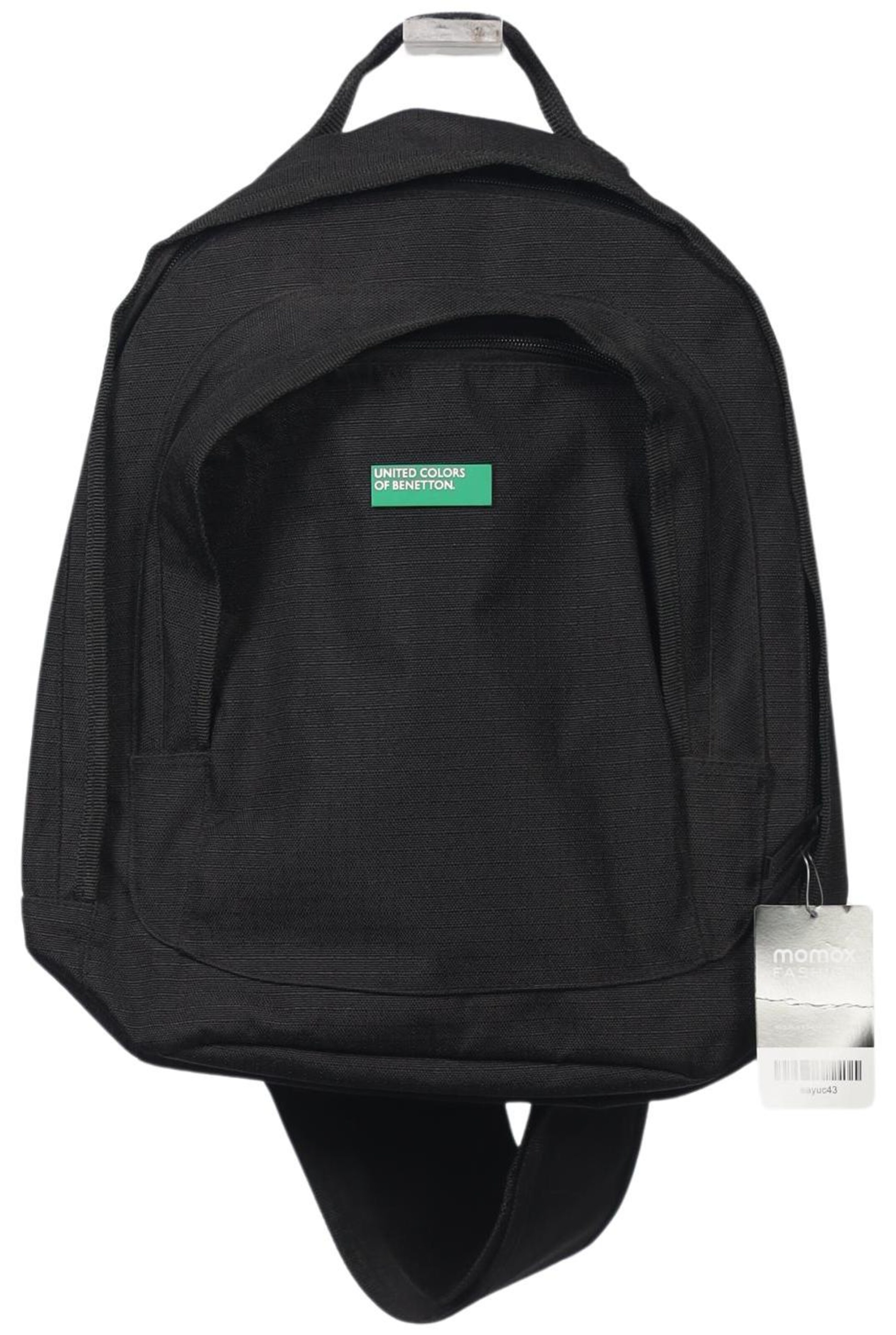 UNITED COLORS OF BENETTON Backpack in One size in Black: front