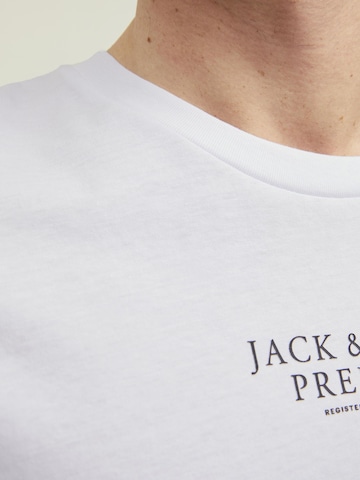 Tricou 'Archie' de la JACK & JONES pe alb