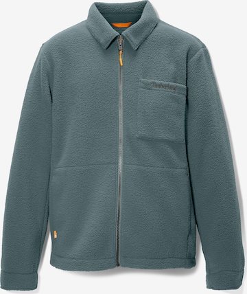 TIMBERLAND Fleece jas in Blauw: voorkant