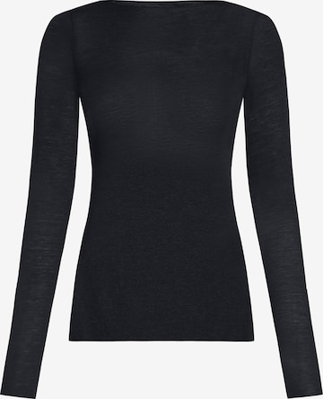 Hunkemöller Top ' Boatneck Cashmere' in Schwarz: Vorderseite