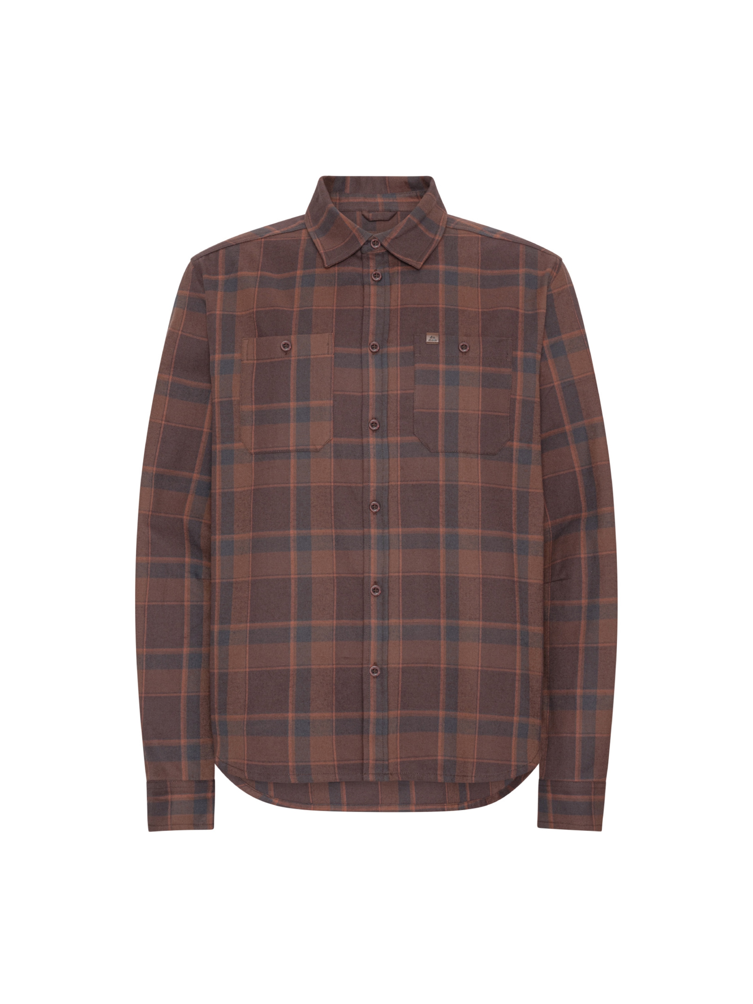 Chemise DANISH ENDURANCE en marron : devant