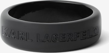 Bracelet 'Essential' Karl Lagerfeld en noir : devant