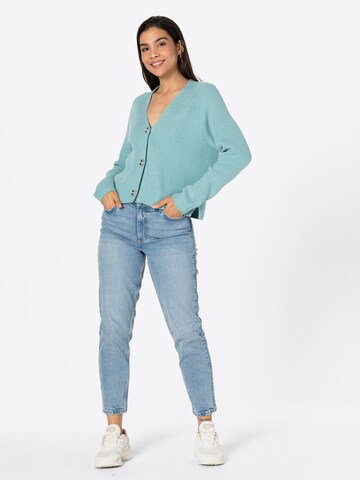 TOM TAILOR DENIM Strickjacke in Blau