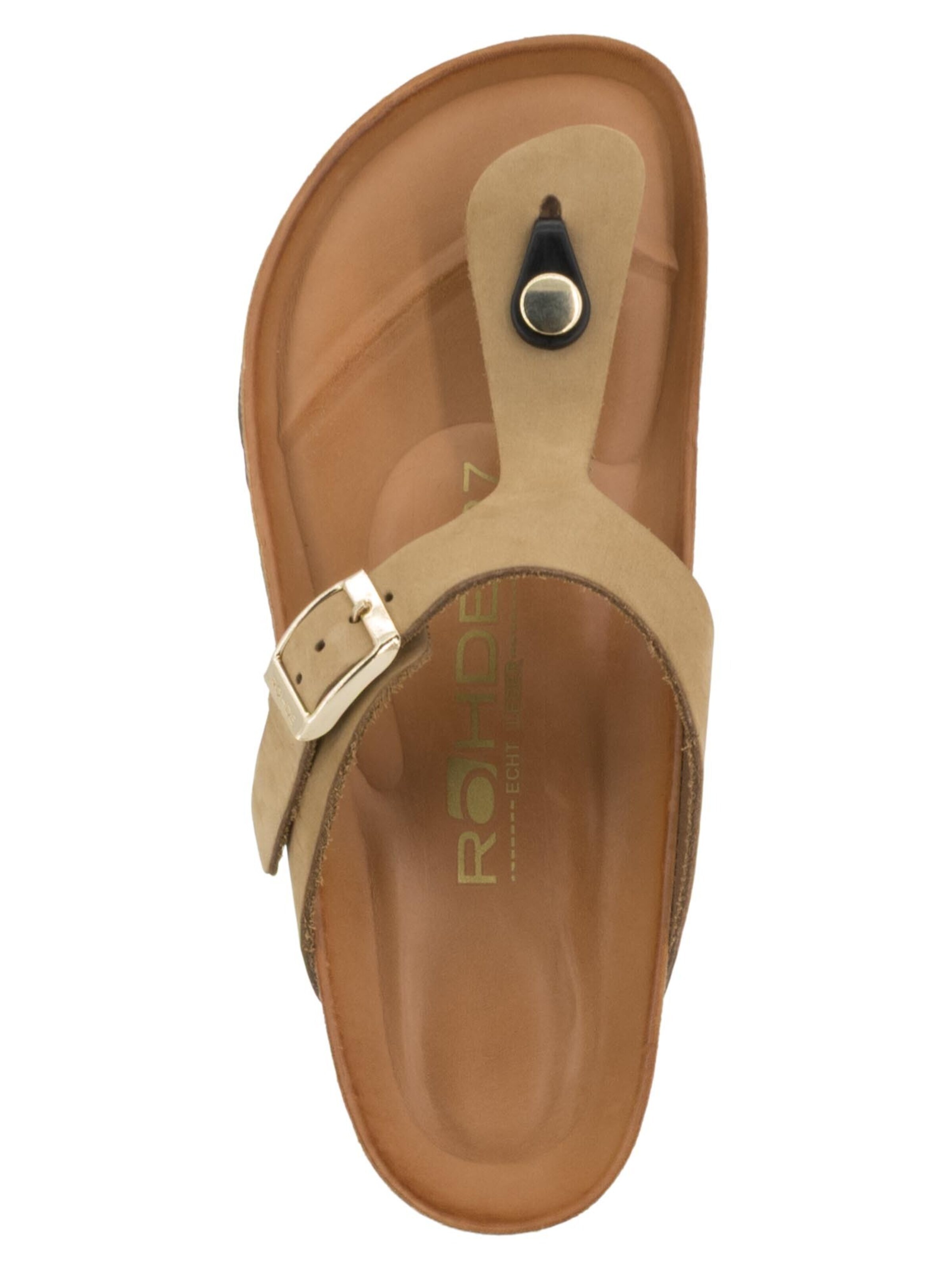 ROHDE Zehentrenner 'Alba'‌‌‌‌‌‌‌‌‌ in Beige
