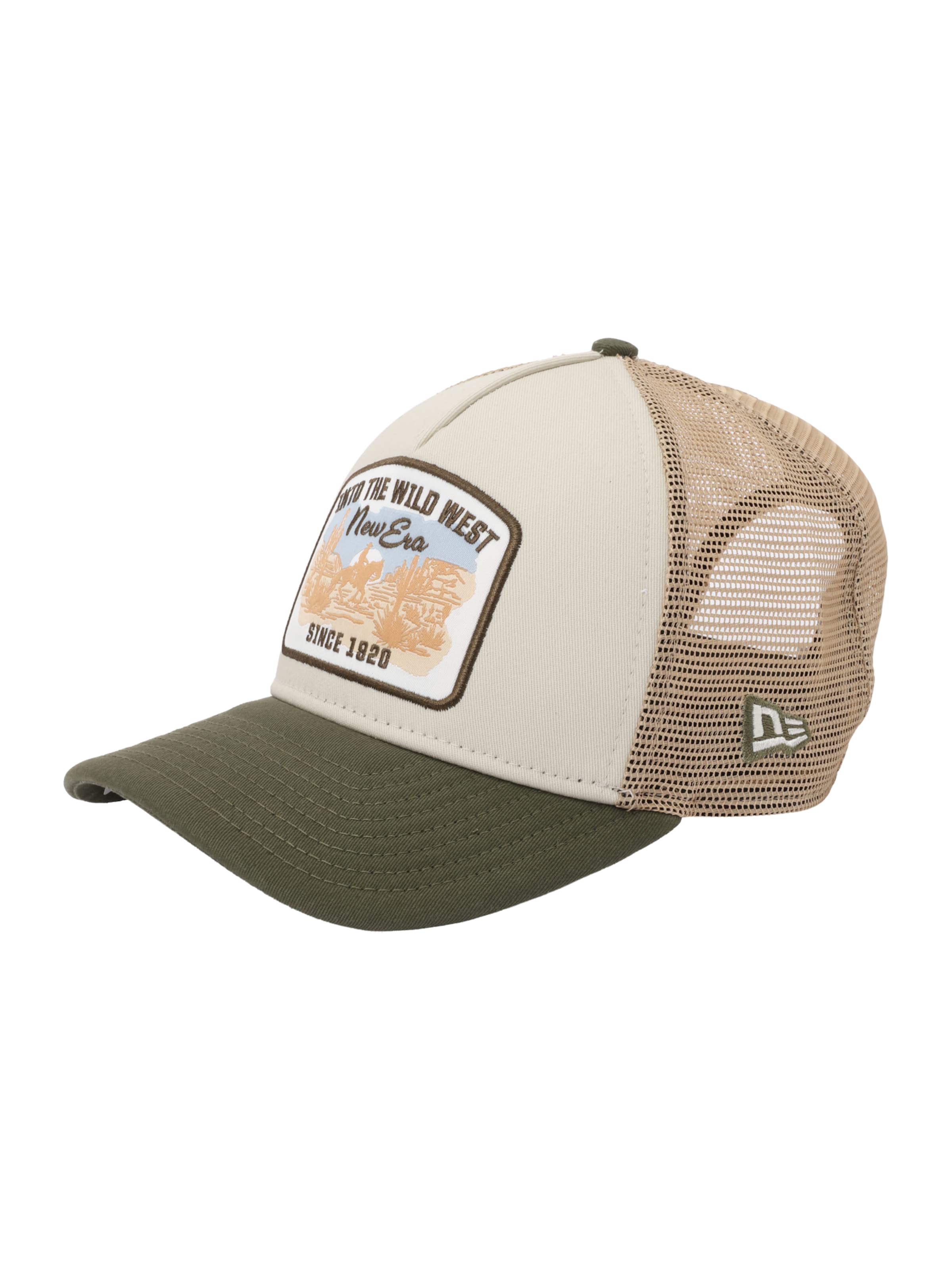 NEW ERA Cap '9FORTY  MC AF' in Beige: front