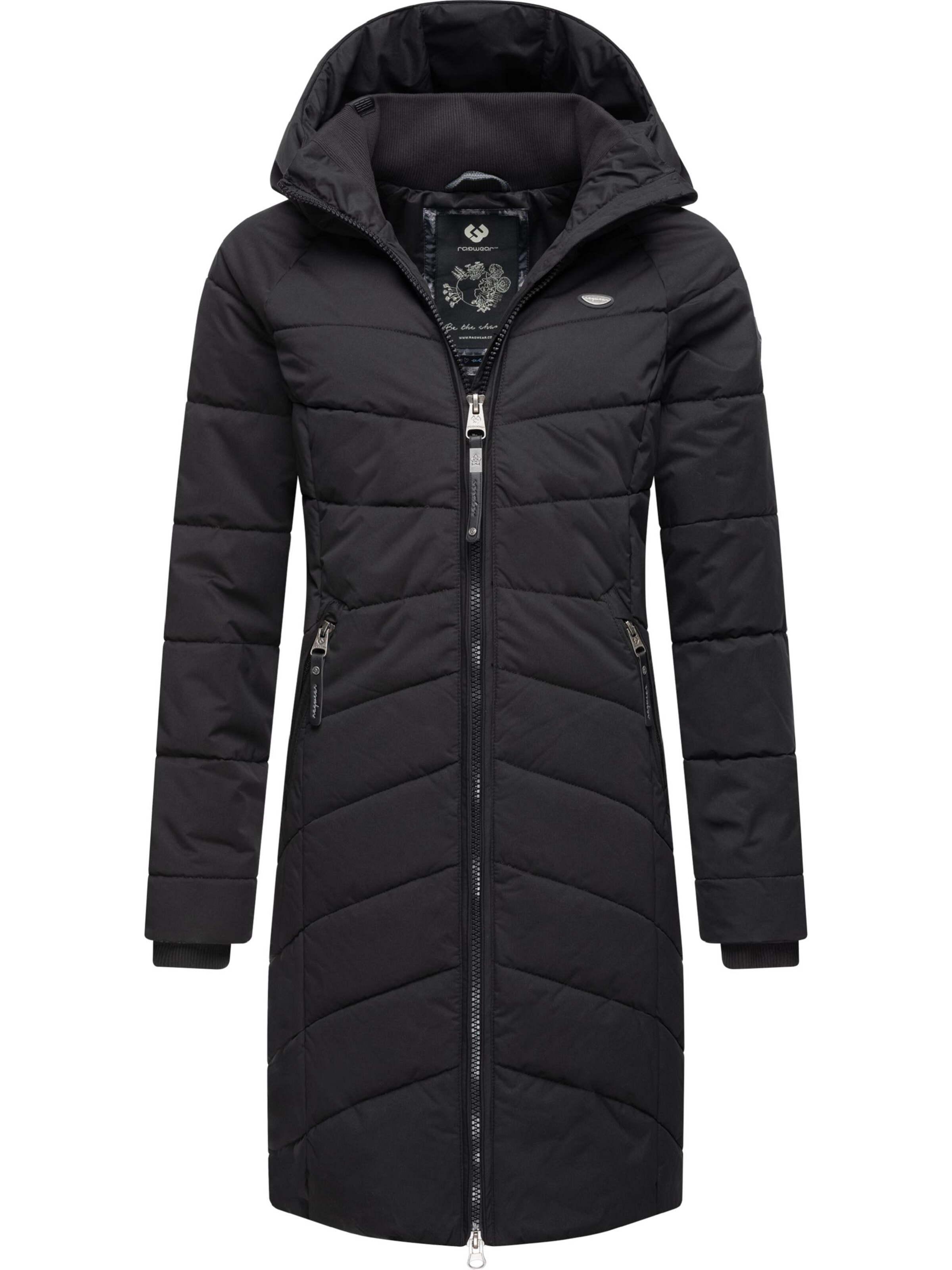 Ragwear Raincoat 'Dizzie' in Black: front