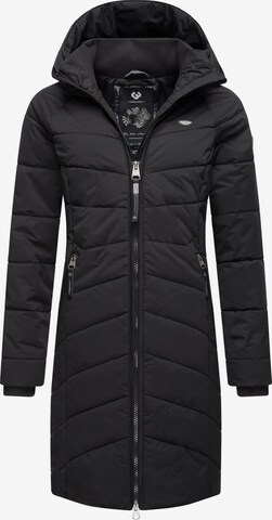 Ragwear Winter Coat 'Dizzie' in Black: front
