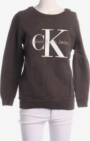 Calvin Klein Sweatshirt / Sweatjacke XS in Grau: predná strana