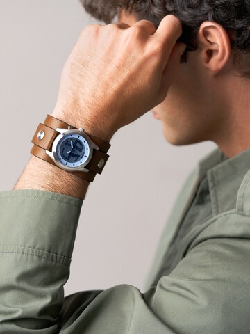 FOSSIL Analogové hodinky 'ARCHIVAL BIG TIC' – hnědá