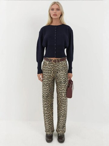 Hiccup Knit Cardigan in Blue