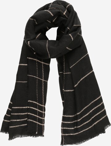 PIECES Scarf 'PULIA' in Black: front