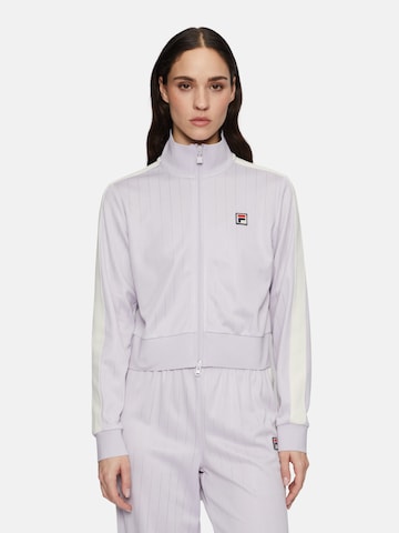 FILA Кофта на молнии 'LORCE' в Лиловый: спереди