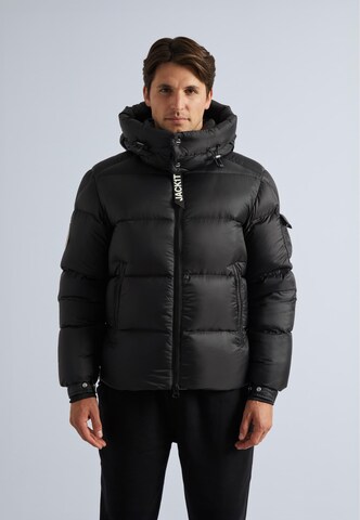 JACK1T Winterjas in Zwart: voorkant