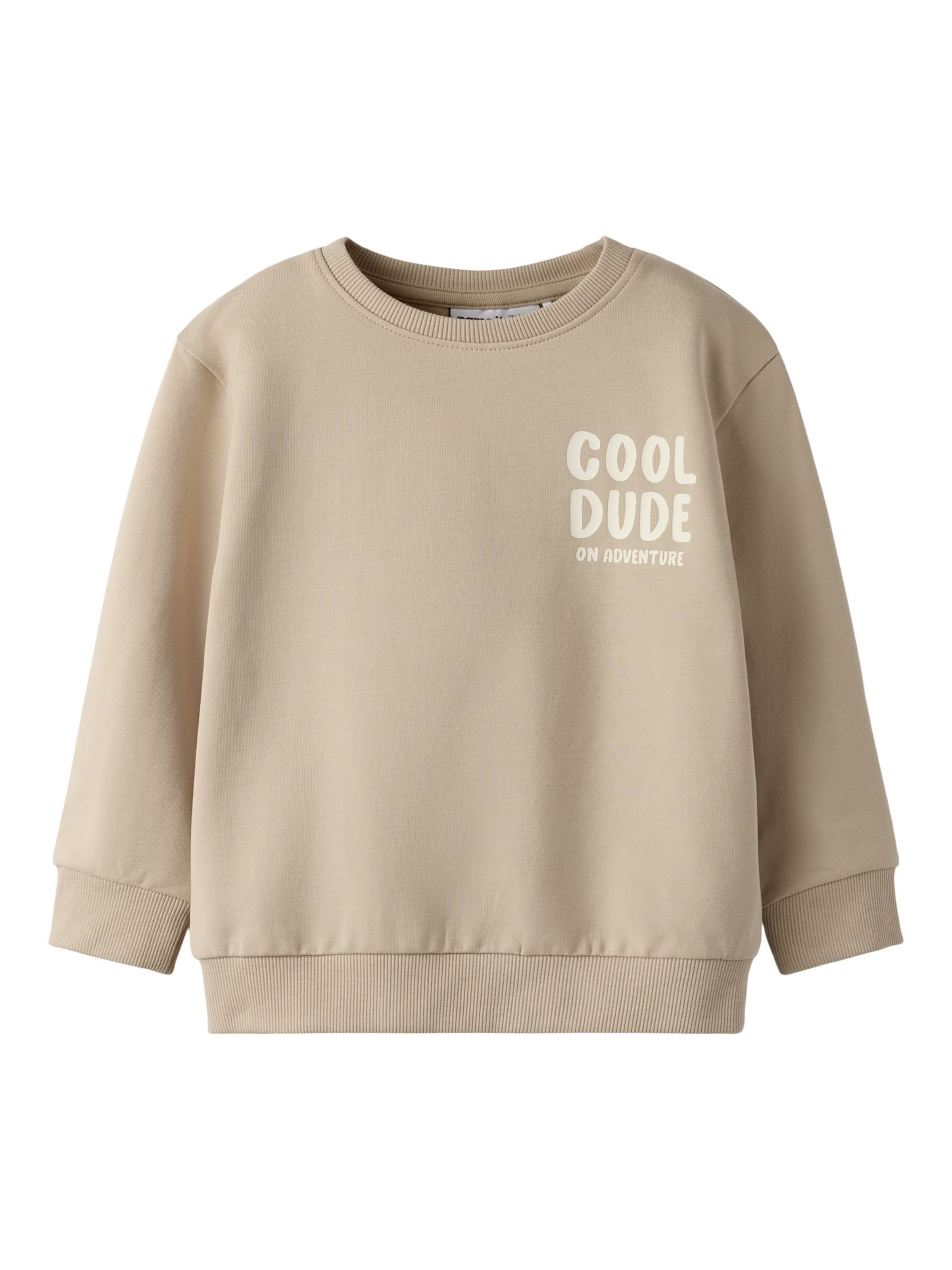 NAME IT - Sudadera en beige: frente